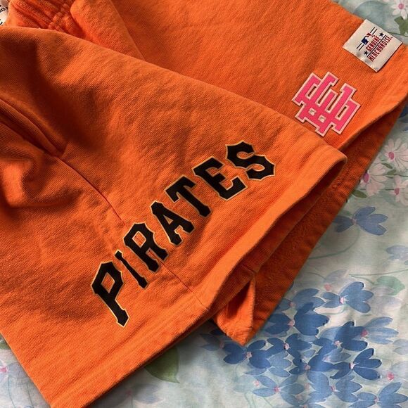 New Era Eric Emanuel Tailored MLB Shorts Pittsburgh Pirates - Picture 4 of 11